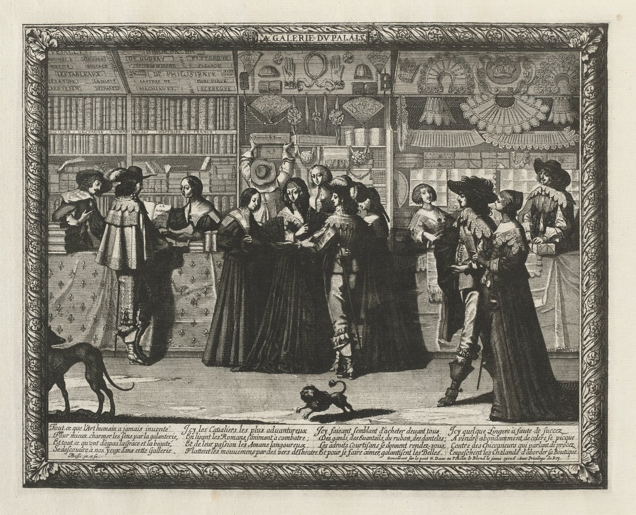 La Galerie du Paris, 1640 von Abraham Bosse