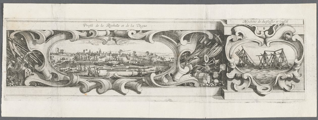 Die Belagerung von La Rochelle: Platte 16, 1628-1630 von Abraham Bosse