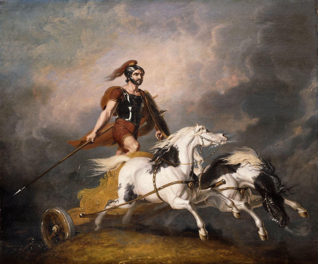 Der Wagen von Cuthullin: "Der Kriegswagen kommt wie die Flamme des Todes, 1815 von Abraham Cooper