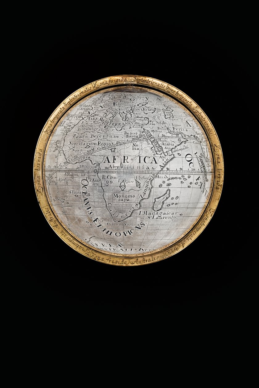 Zwei außergewöhnliche terrestrische und himmlische Globen, getragen von Herkules und Atlas, Augsburg, 1697-99 von Abraham Drentwett