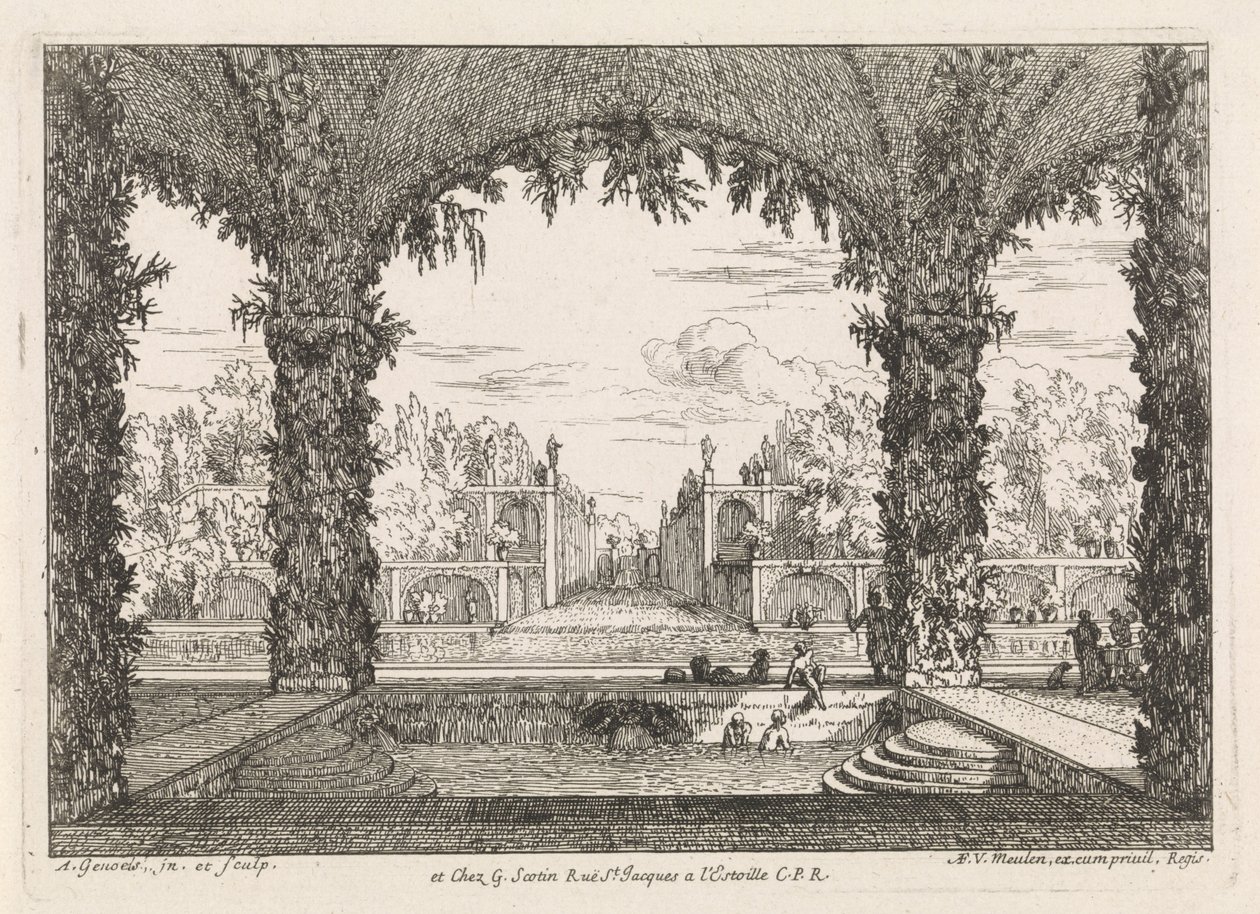 Garten mit Bad
Architektonische Gärten von Abraham Genoels