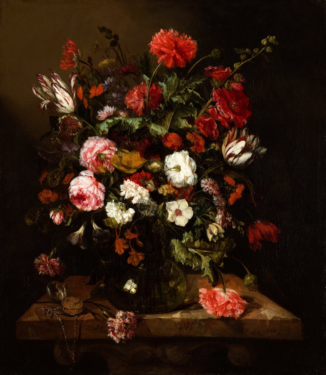 Stillleben mit Blumen von Abraham Hendricksz van Beyeren