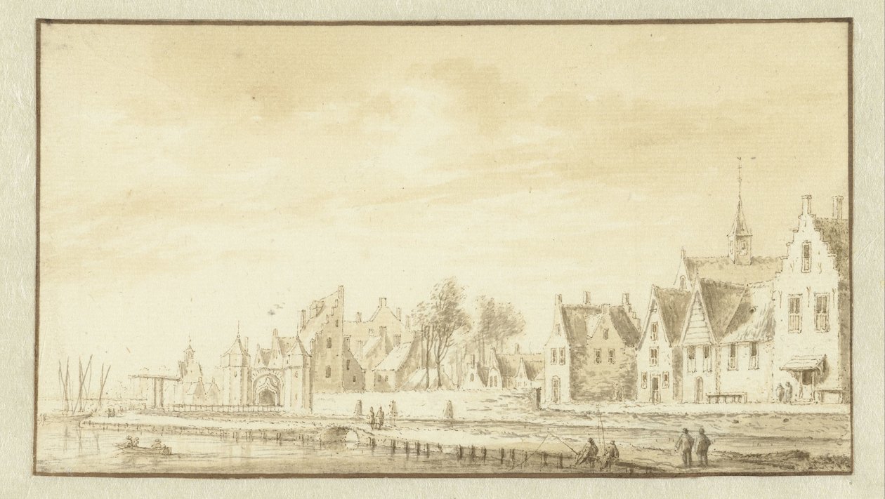 Ansicht von Montfoort von Abraham Rademaker