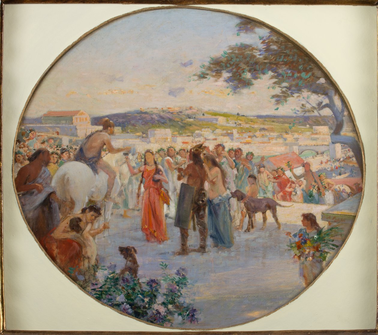 Frühlingsfest im antiken Rom von Achille Boschi
