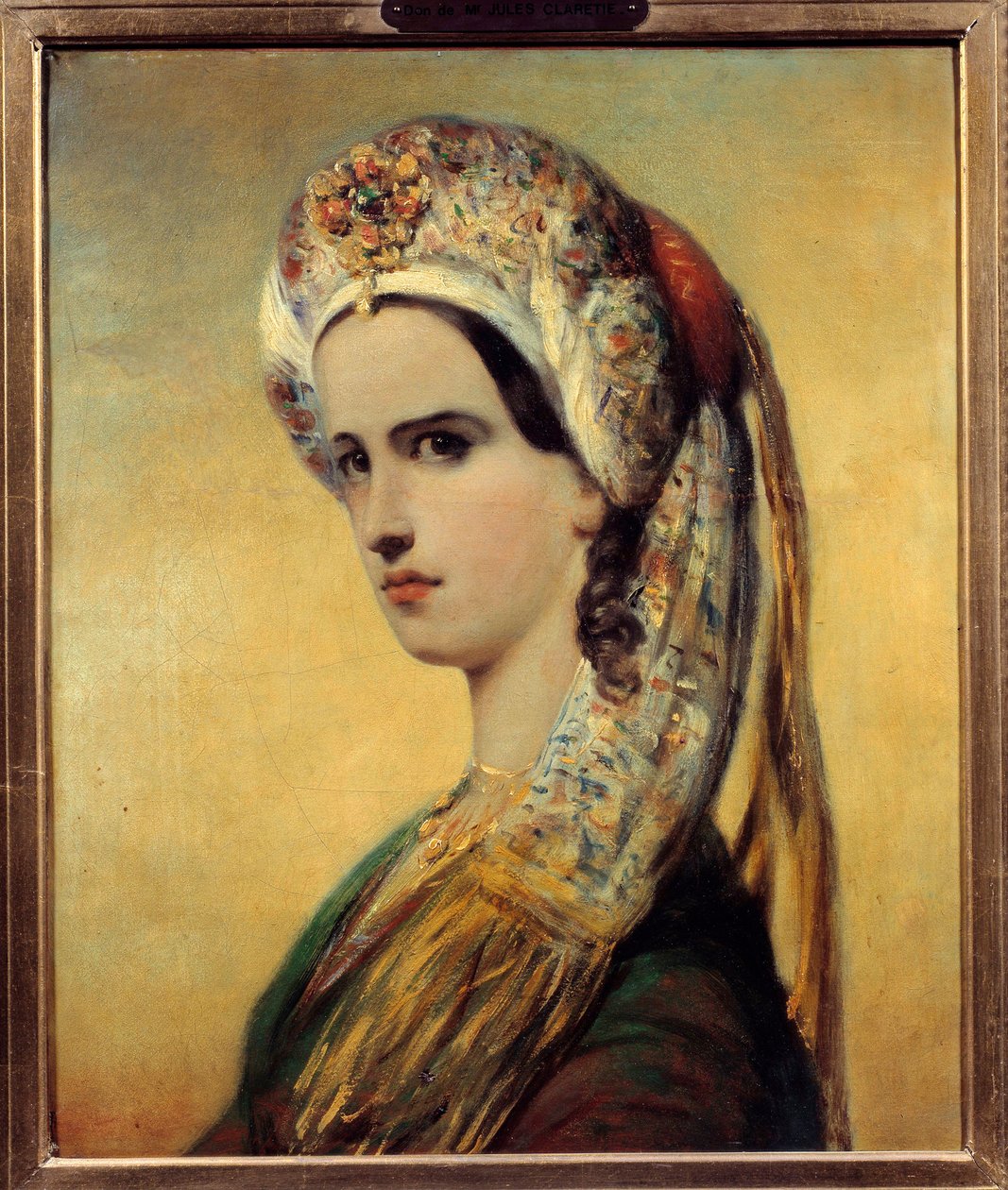 Porträt von Elisabeth Felix genannt Mademoiselle Rachel (1821-1858), Schauspielerin in der Rolle der Roxane im Stück 