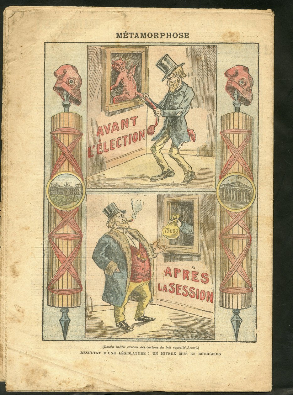 Illustration von Achille Lemot (1846-1909) in Le Pelerin von Achille Lemot