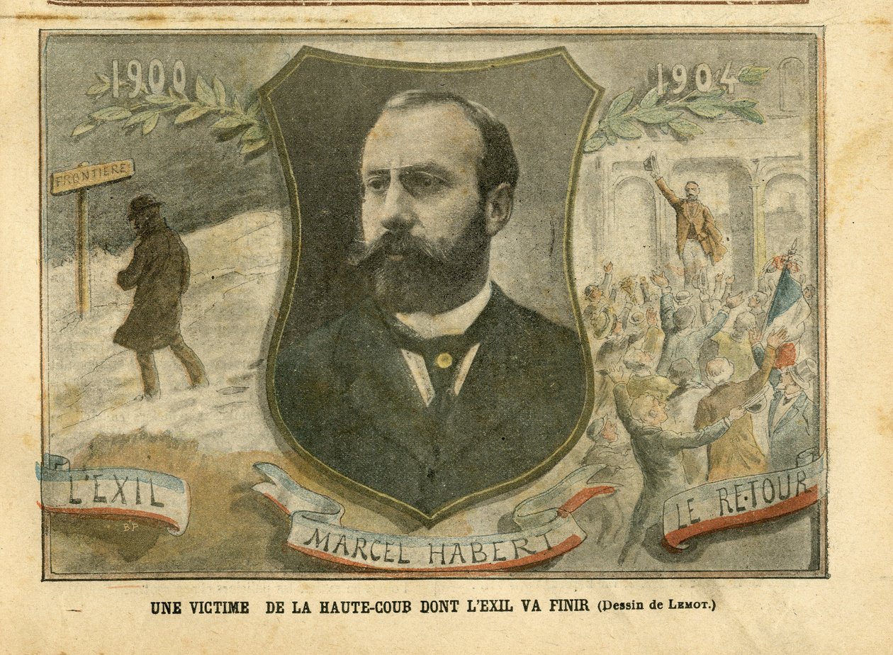 Illustration von Achille Lemot (1846-1909) in Le Pelerin von Achille Lemot
