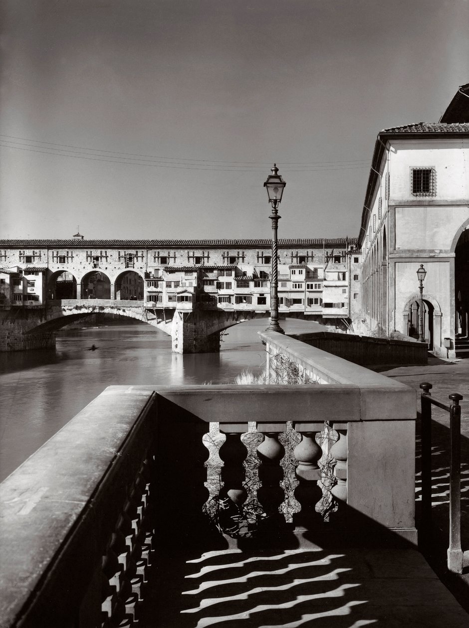 Ponte Vecchio, Florenz, Italien, ca. 1955 von Achille Villani