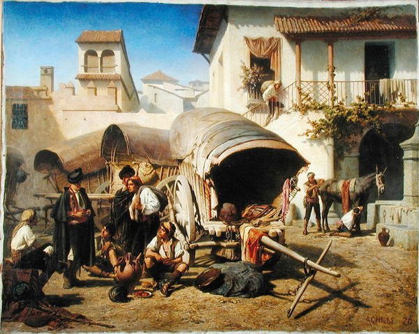 Posada San Rafael, Cordoba, ca. 1861 von Achille Zo