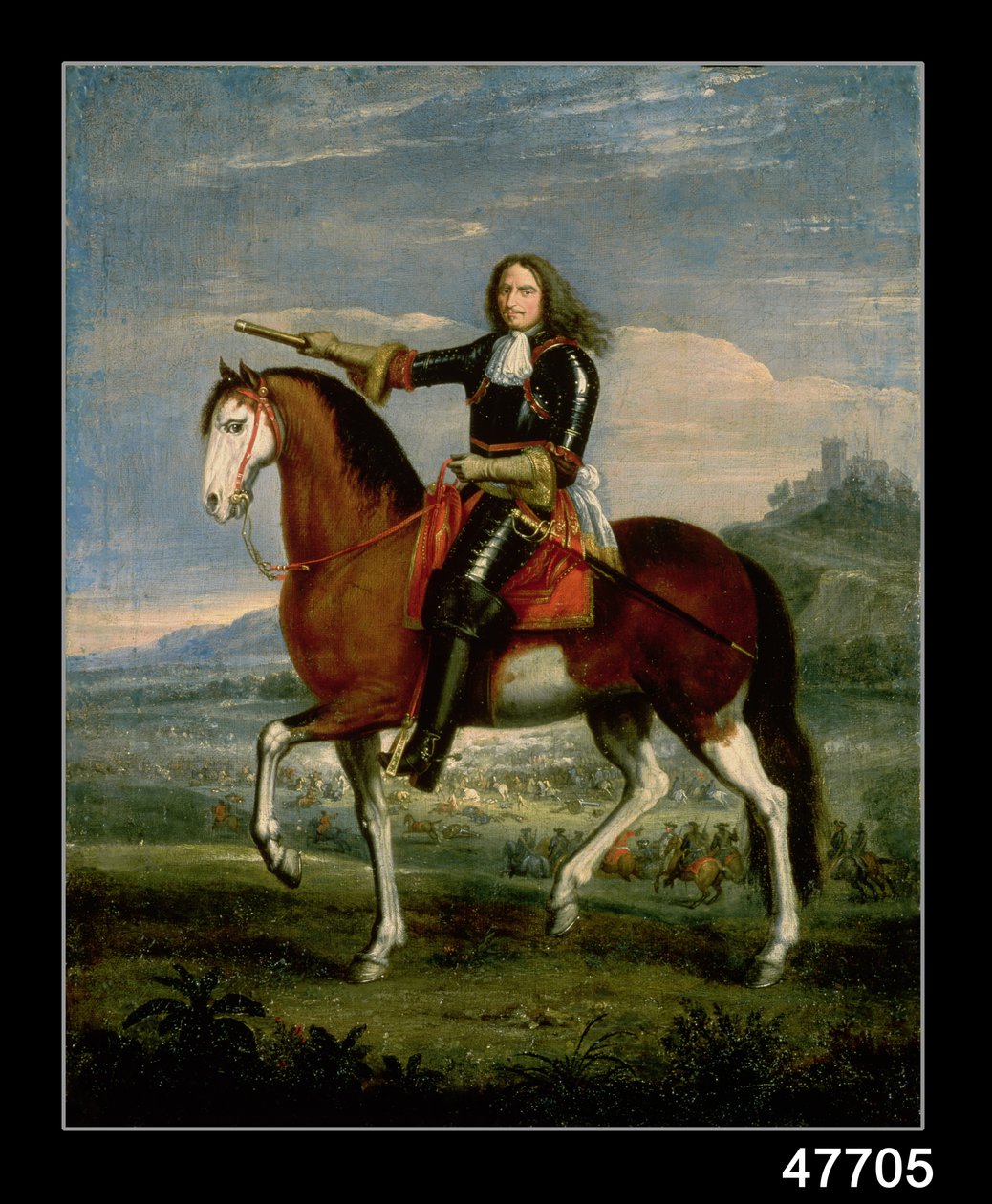 Reiterporträt von Henri de la Tour d