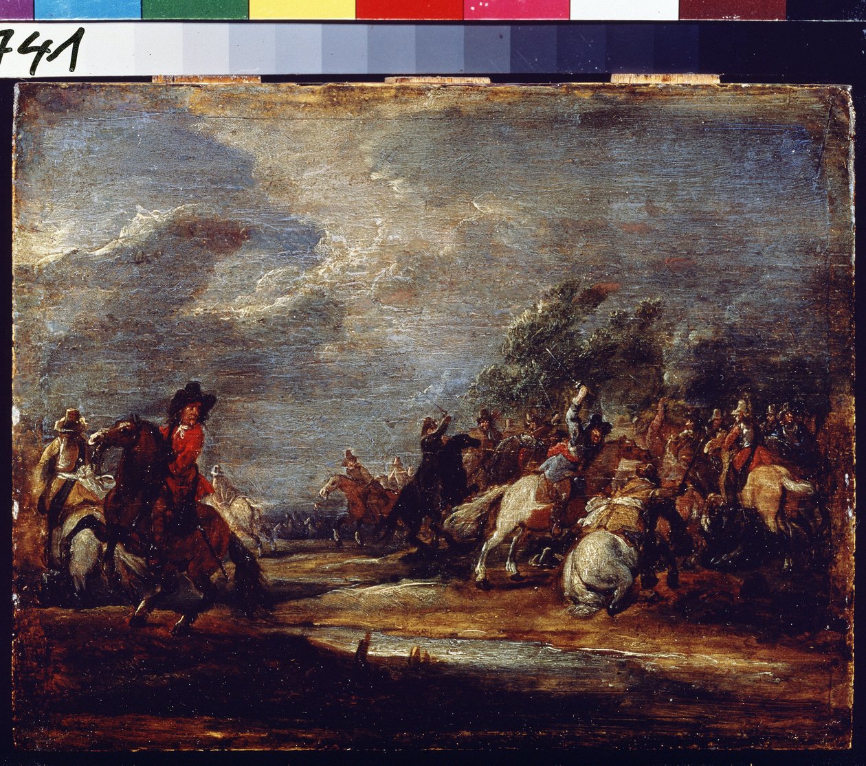 Eine Schlacht von Adam Frans van der Meulen