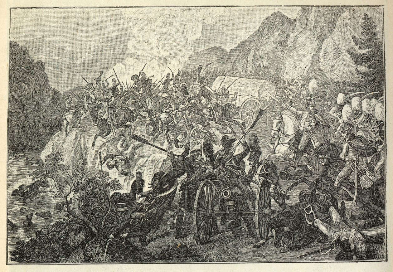 Die Schlacht an der Katzbach am 26. August 1813 von Adam von Bartsch