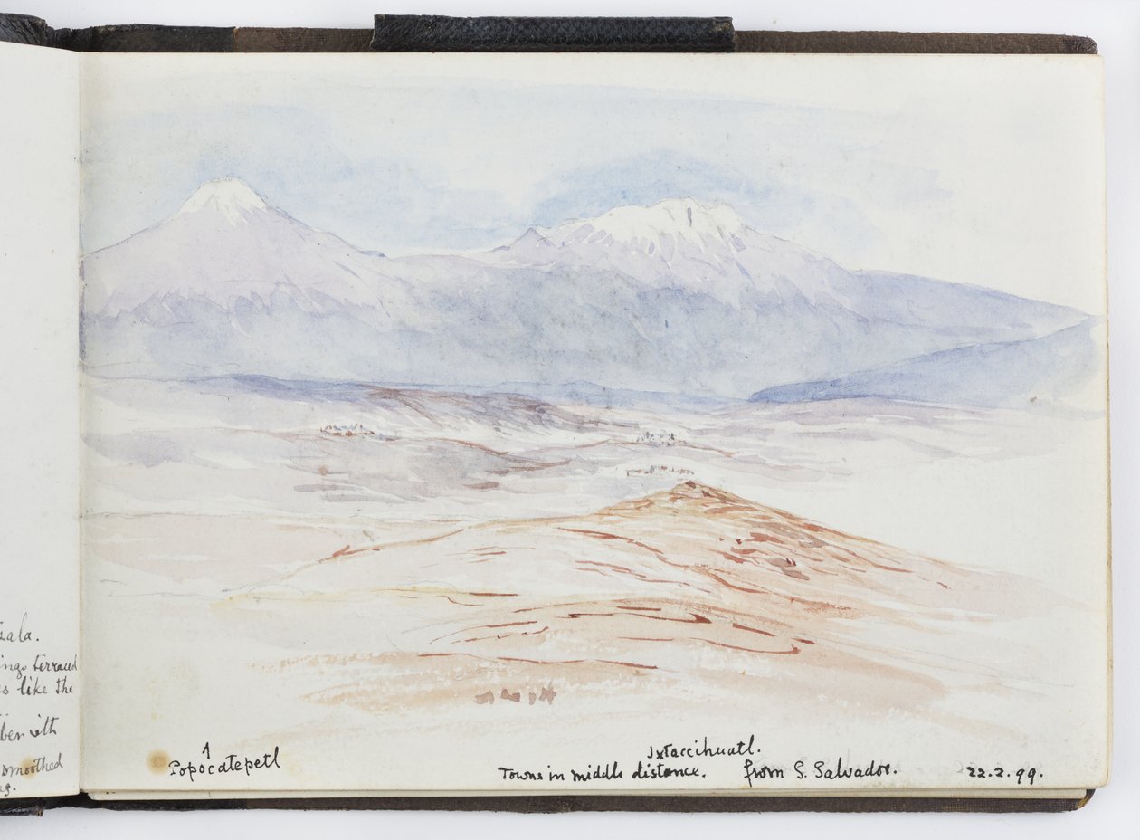 Skizzenbuch mit Zeichnungen und Notizen, Nord- und Südamerika (einschließlich Mexiko) von Adela Breton
