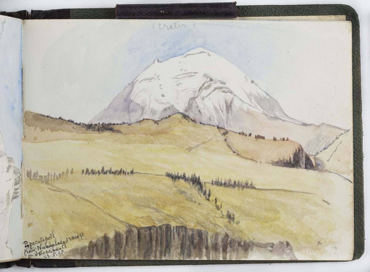 Skizzenbuch mit Aquarellen, Zeichnungen und Notizen, Mexiko, 1896-1898 von Adela Breton