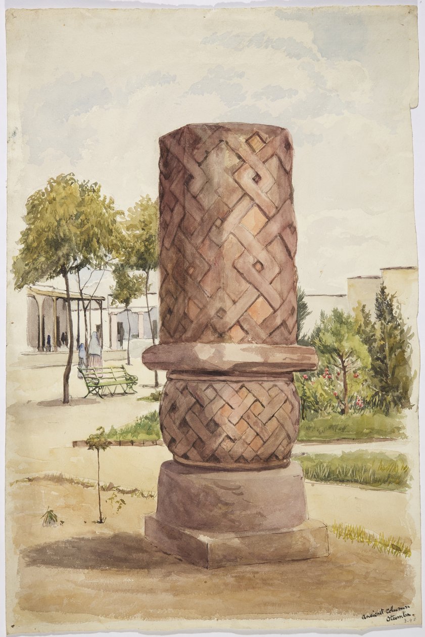 Statue oder Säule in Otumba, Mexiko von Adela Breton