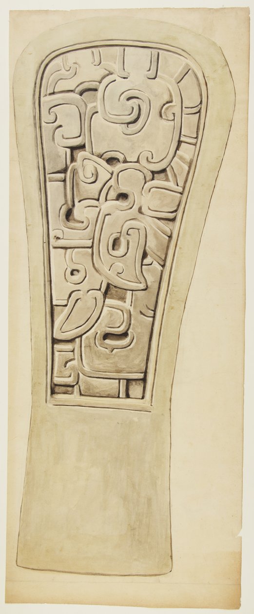 Steinrelief aus Veracruz, Mexiko von Adela Breton