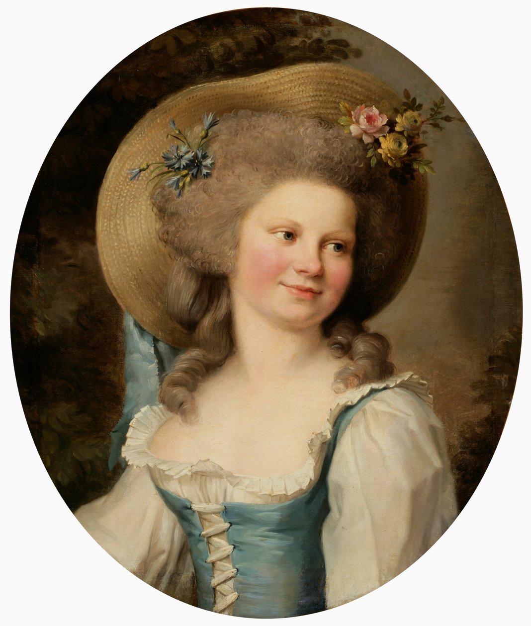 Madame Dugazon 1755-1821 als Babet in der Komödie Blaise et Babet, ou la Suite des trois fermiers von Adelaide Labille Guiard