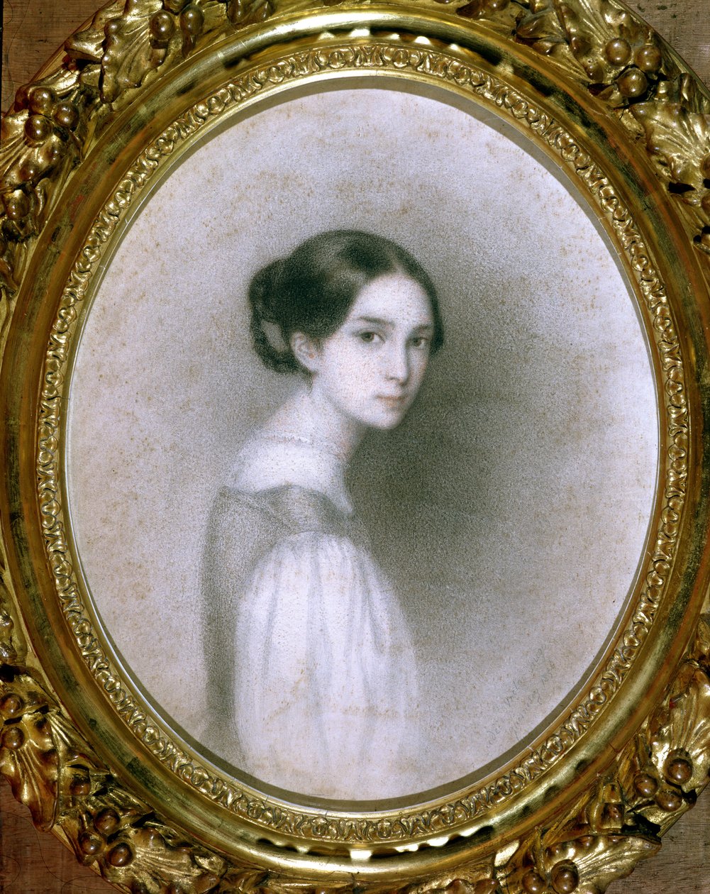 Porträt von Léopoldine Hugo (1824-43) von Adele Julie Hugo