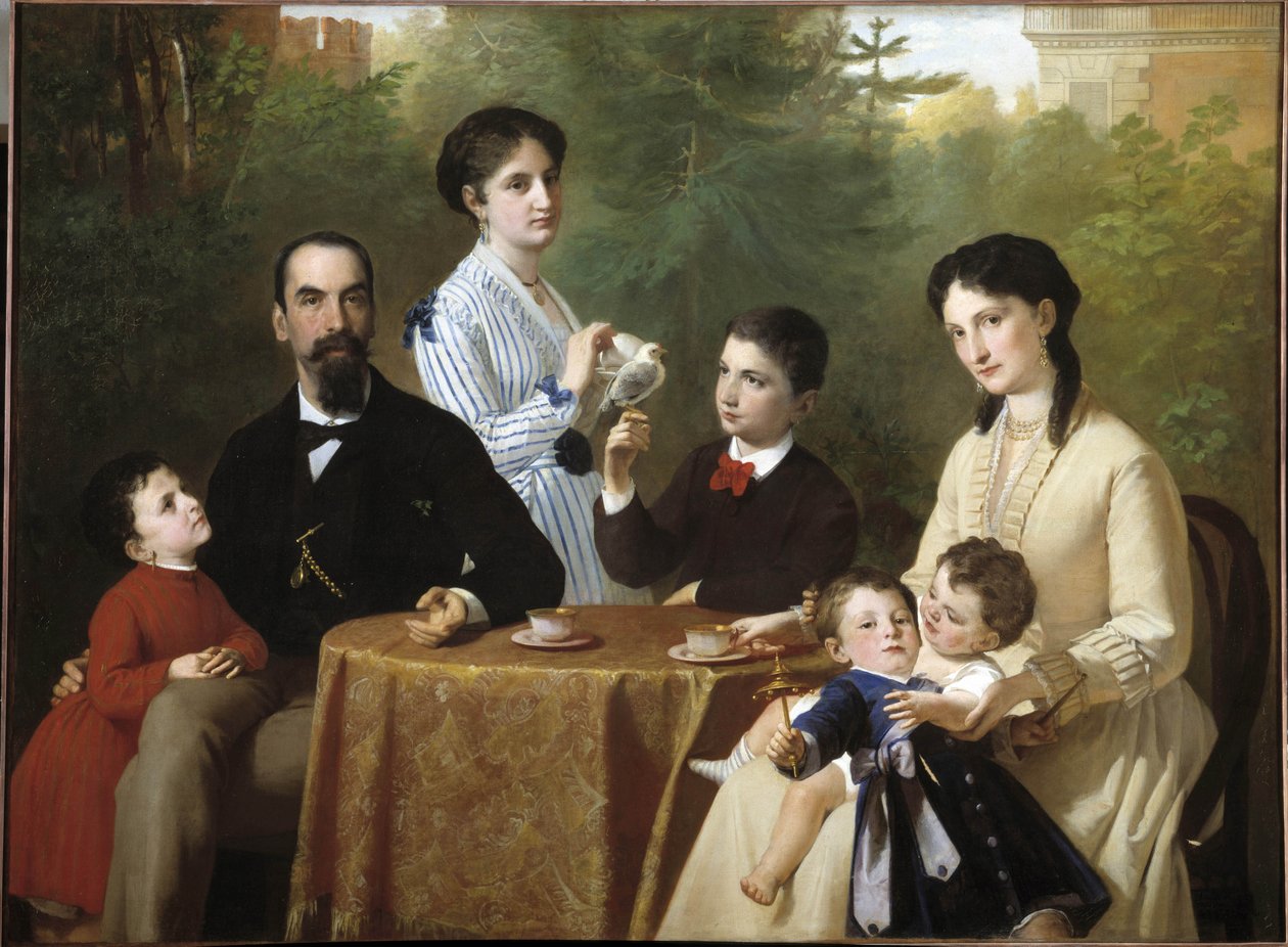 Die Familie Guastalla von Adeodato Malatesta or Malatesti