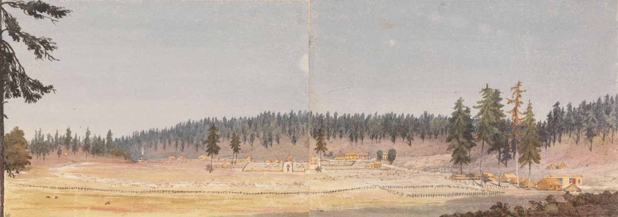 Grass Valley, nahe Nevada City, Kalifornien, 18. September 1851 von Admiral Sir Edward Gennys Fanshawe