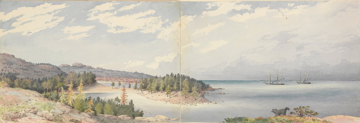 Hogland, 24. August 1855, Finnland von Admiral Sir Edward Gennys Fanshawe