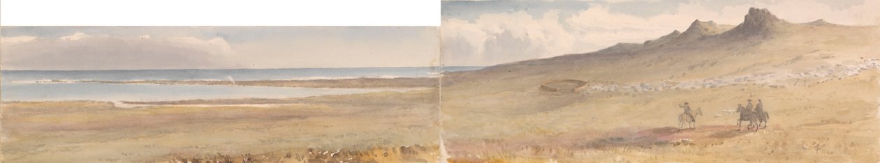 Mount William, Falklandinseln, Mai 1849 von Admiral Sir Edward Gennys Fanshawe