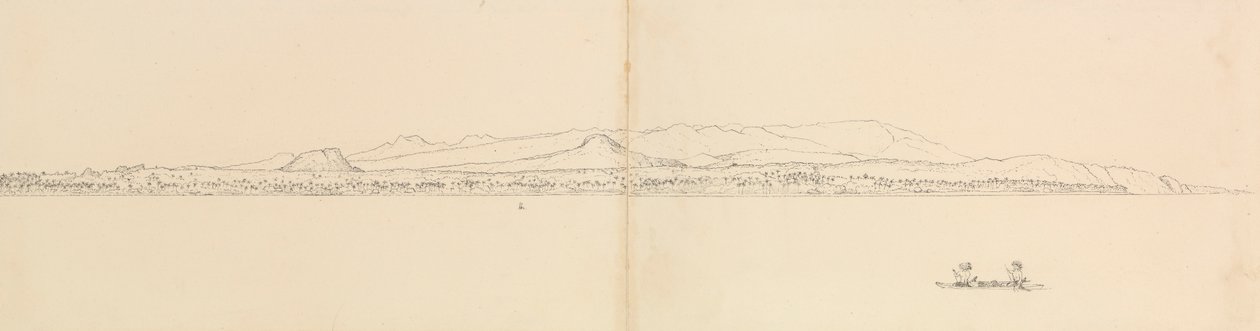 Savaii, Navigatorinseln [Samoa], September 1849 von Admiral Sir Edward Gennys Fanshawe