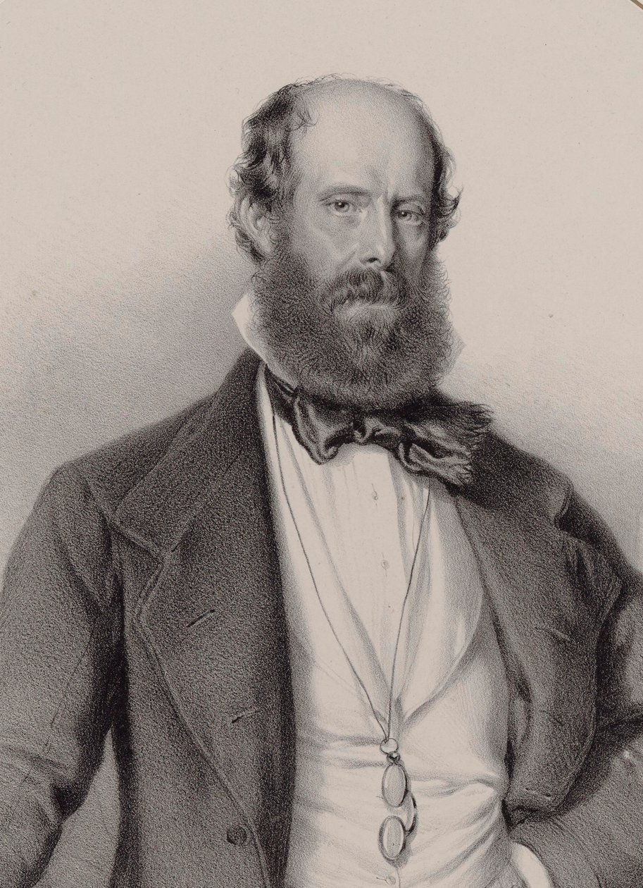 Porträt des Komponisten Luigi Ricci von Adolf Dauthage