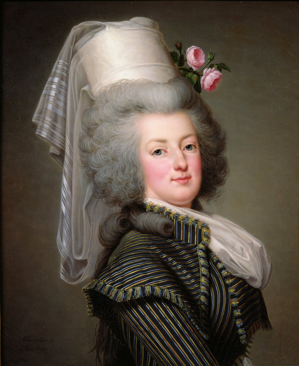 Marie-Antoinette (1755-93) von Habsburg-Lothringen, Erzherzogin von Österreich, Königin von Frankreich und Navarra, 1788 von Adolf Ulrich Wertmuller