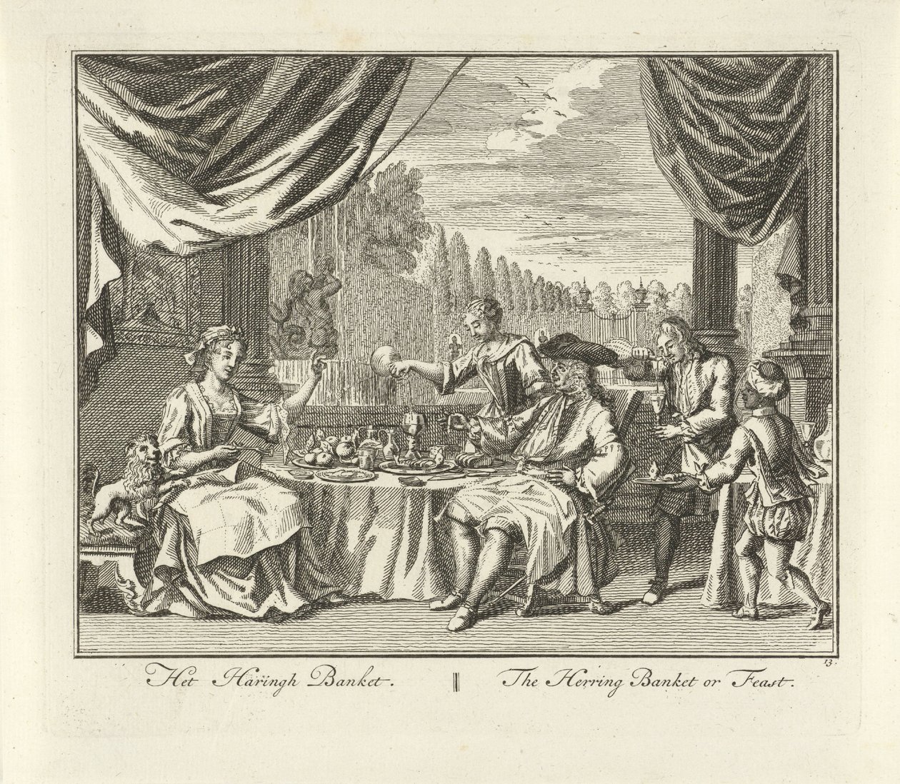 Heringbankett von Adolf van der Laan
