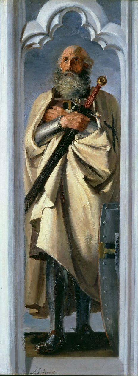 Luther Luder von Braunschweig, Großmeister des Deutschen Ordens, 1846 von Adolph Menzel