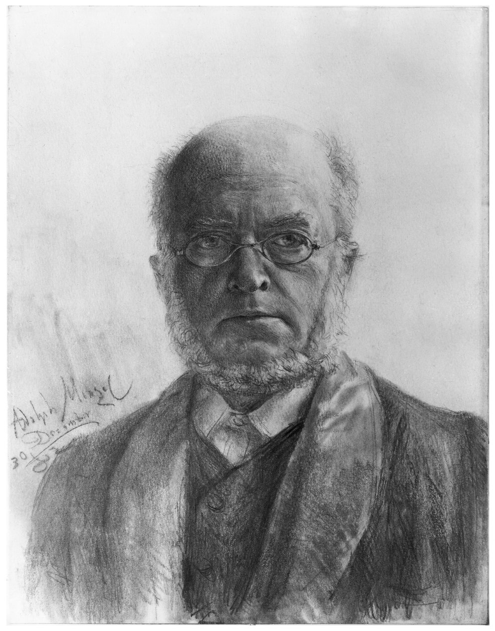 Selbstbildnis von Adolph Menzel