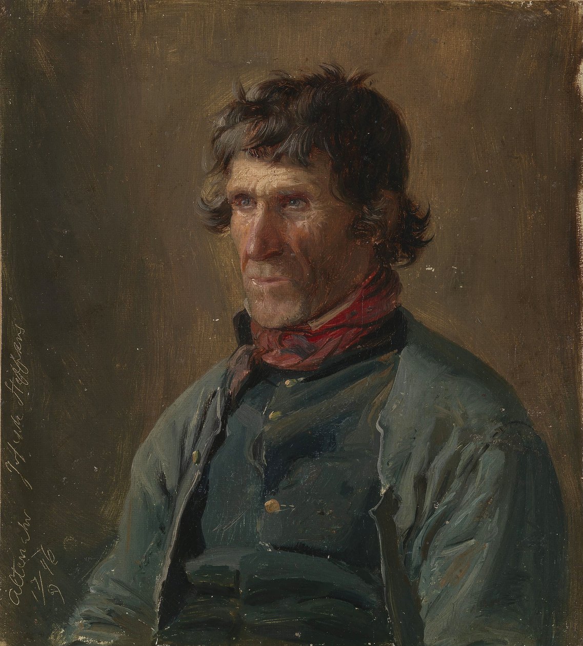 Joseph Steffens aus Altenahr. Figurstudie von Adolph Tidemand