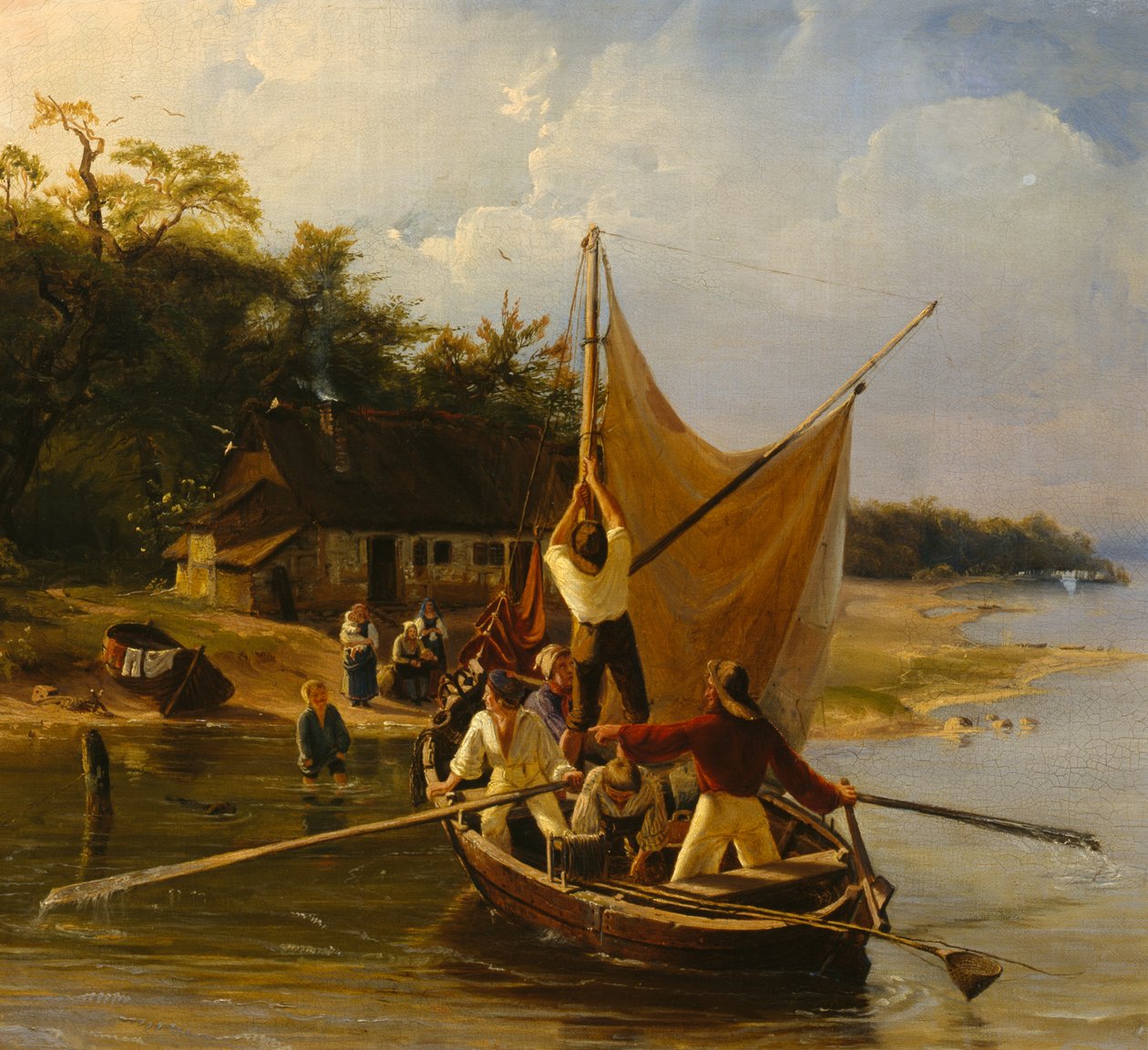 Rückkehr dänischer Fischer von Adolph Tidemand
