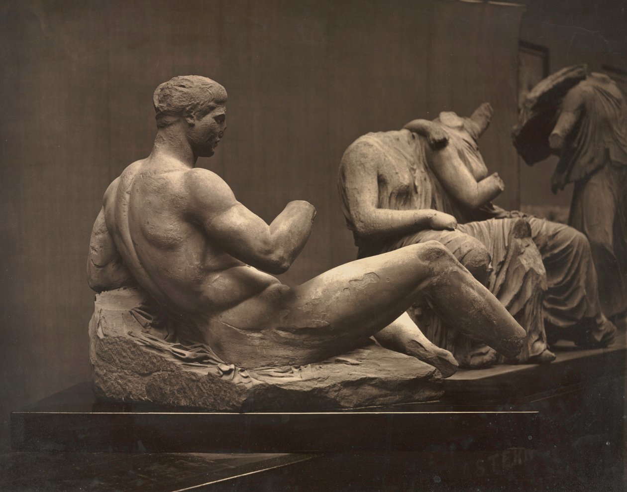 Skulpturen vom Parthenon, British Museum, ca. 1870er von Adolphe Braun