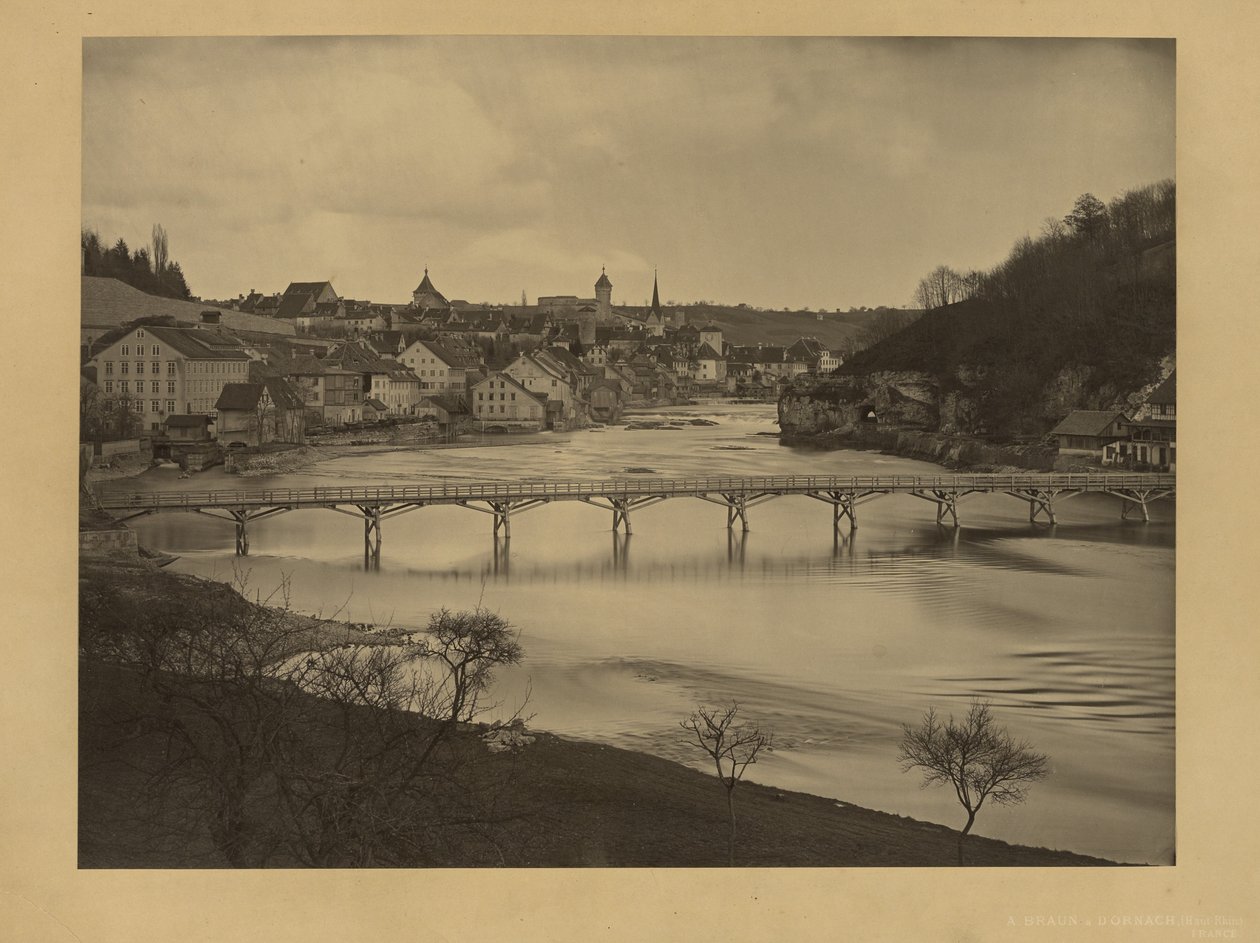 Ansicht von Schaffhausen, Schweiz von Adolphe Braun