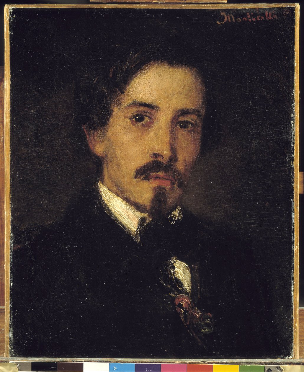 Vermutetes Porträt des Malers Ferdinand Viola, 1859 von Adolphe Joseph Thomas Monticelli