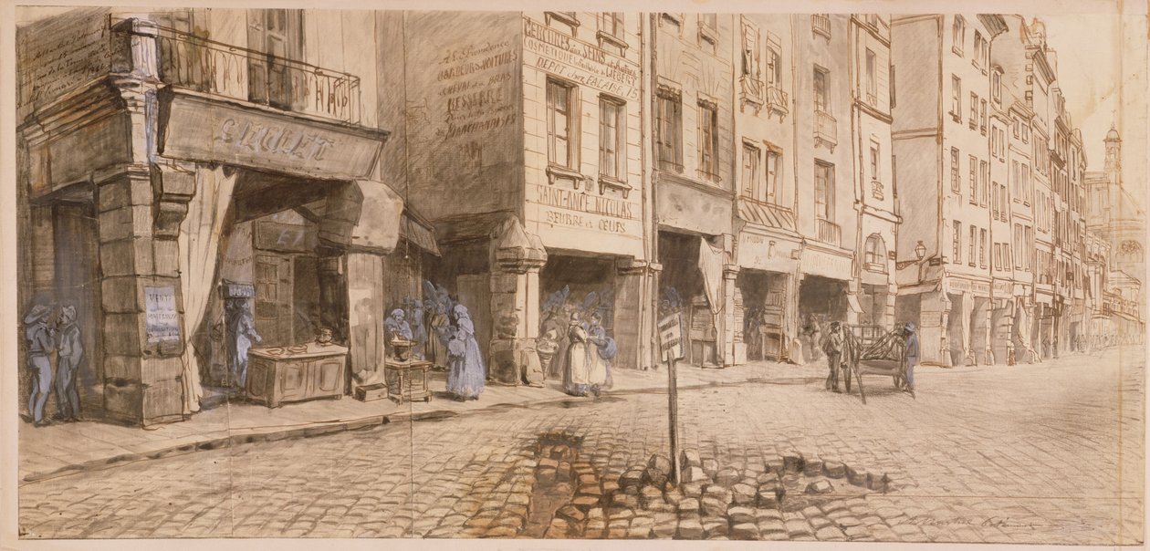 Eine Straße von Adolphe Martial Potemont