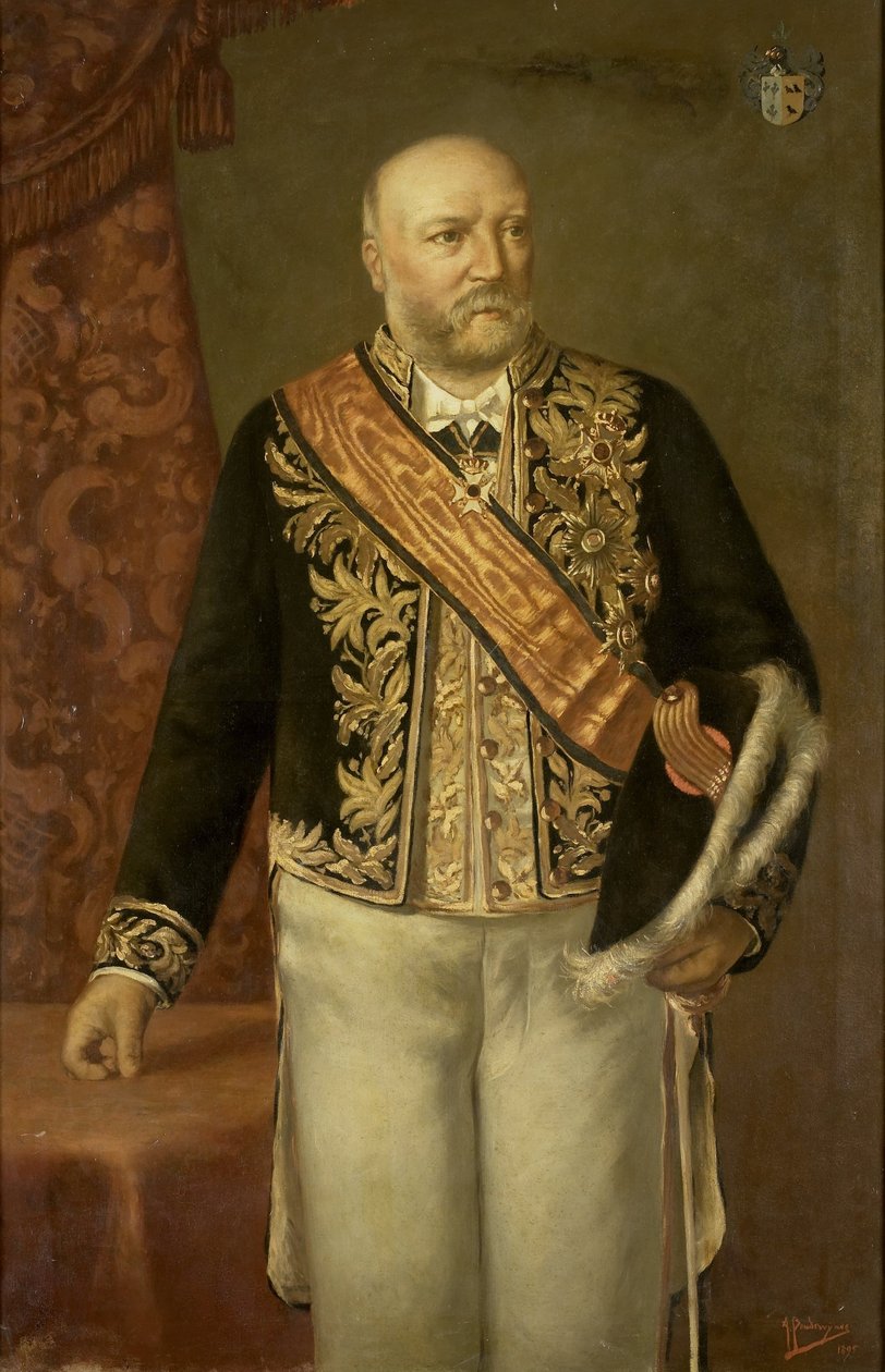 Cornelis Pijnacker Hordijk (1847-1908). Generalgouverneur (1888-93) von Adriaan Boudewijnse
