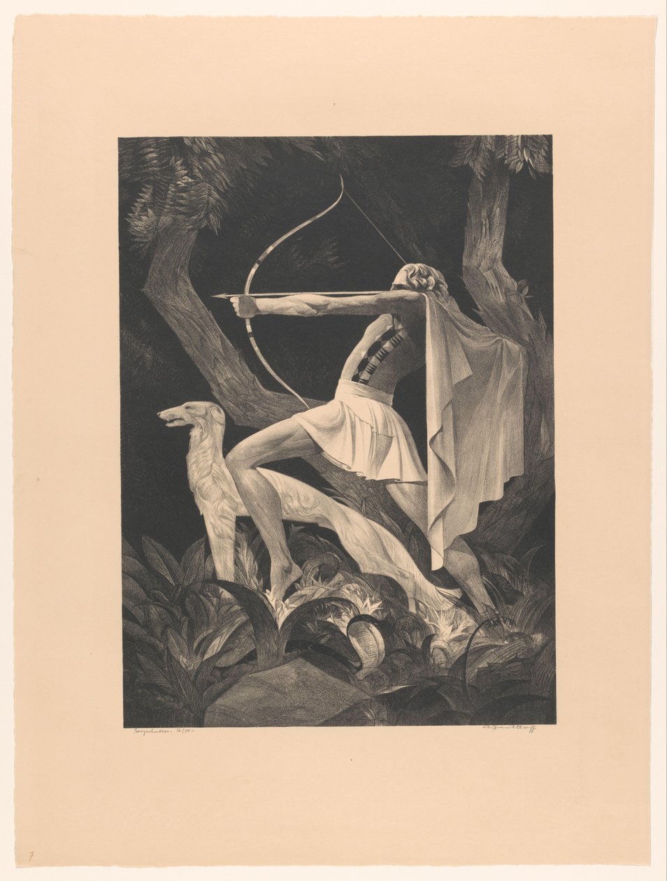 Bogenschütze von Adriaan J. van 