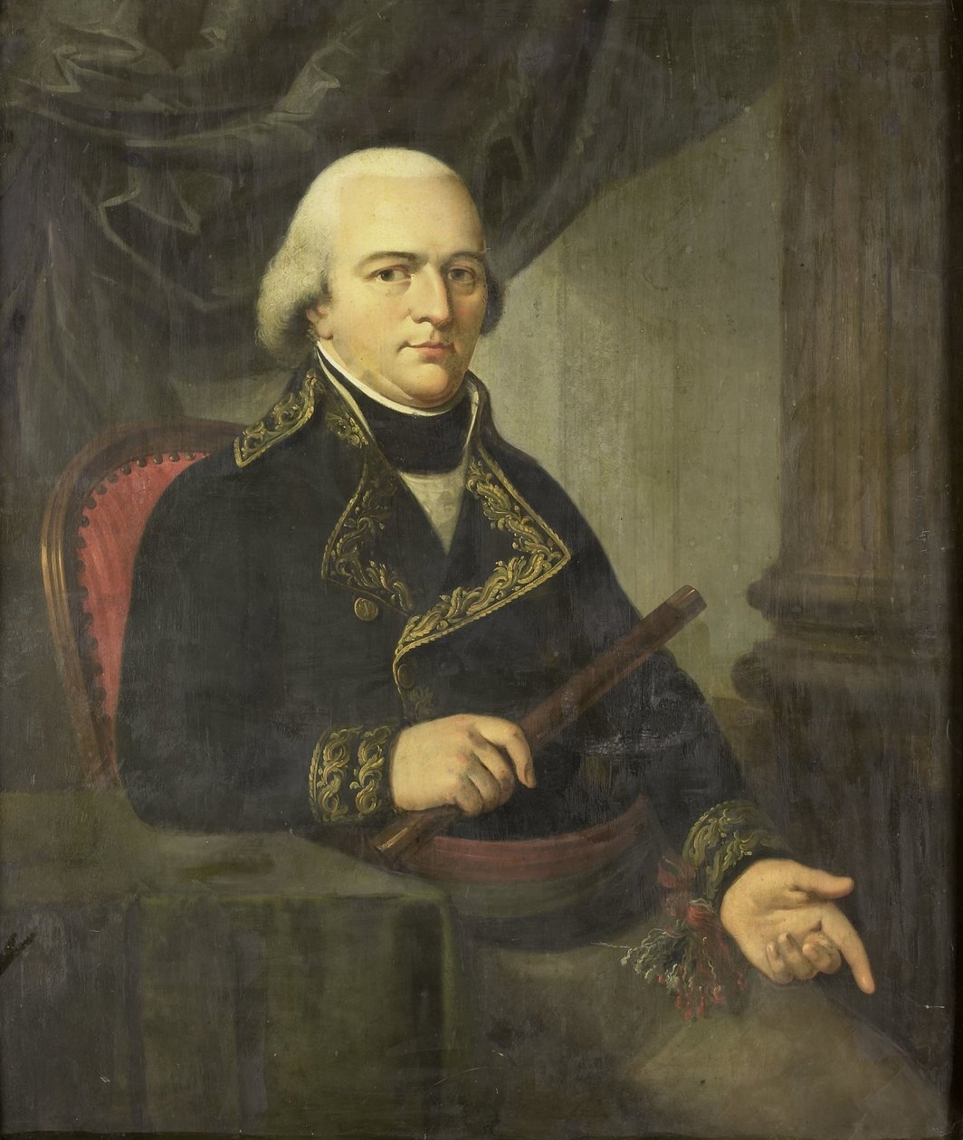 Porträt von Pieter Gerardus van Overstraten, Generalgouverneur der Niederländischen Ostindien von Adriaan de Lelie (attributed to)