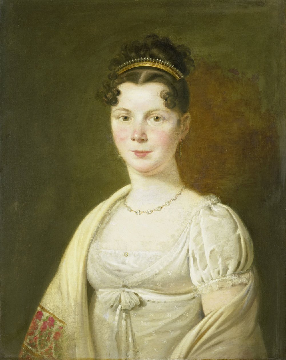 Porträt von Wilhelmina Maria Haack (1786-1857), vierte Frau von Gerrit Verdooren von Adriaan de Lelie