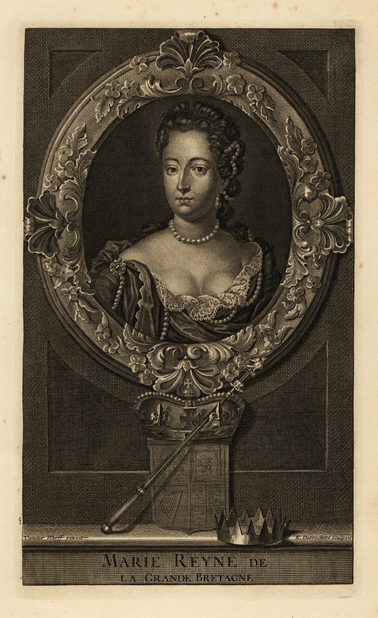 Königin Maria II. von Großbritannien von Adriaan van der (after) Werff