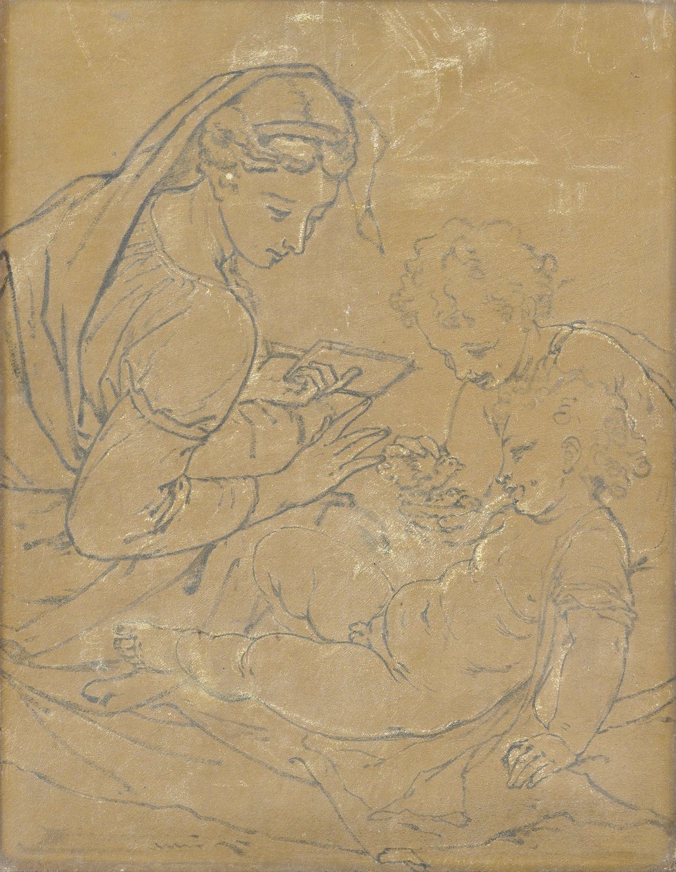 Madonna mit Kind und Johannes dem Täufer von Adriaan van der Werff