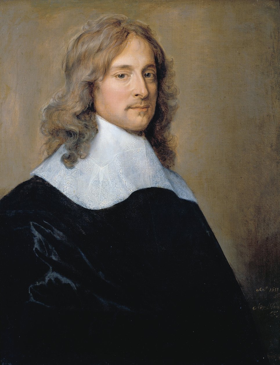 Porträt eines Mannes von Adriaen Hanneman