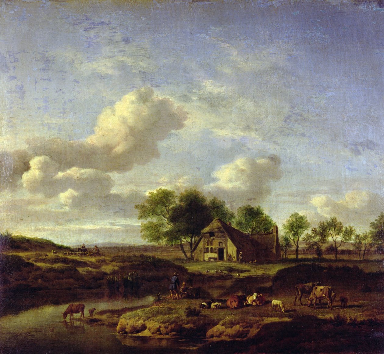 Der kleine Bauernhof, 1661 von Adriaen van de Velde
