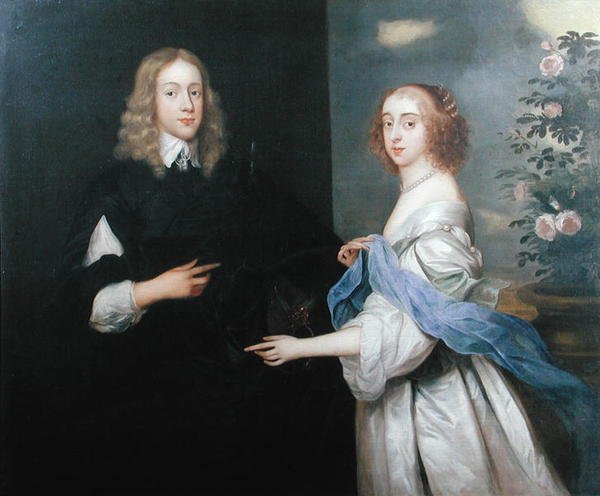 Jan van Hesse und seine Schwester Margaret (gest. 1710) von Adriaen (circle of) Hanneman