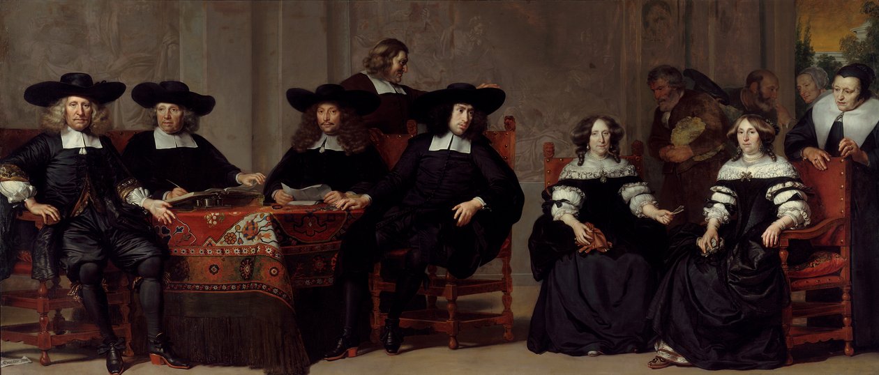 Gouverneure und Gouvernanten des Oudemannen- und Vrouwengasthuis von Adriaen Backer