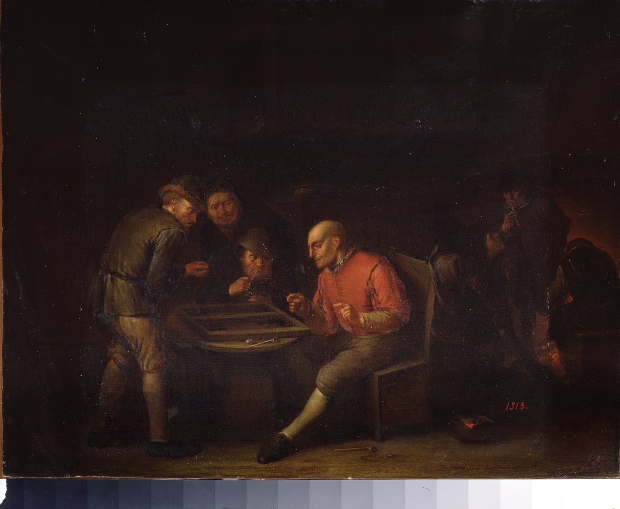 Flamen spielen Würfel von Adriaen Jansz. van Ostade