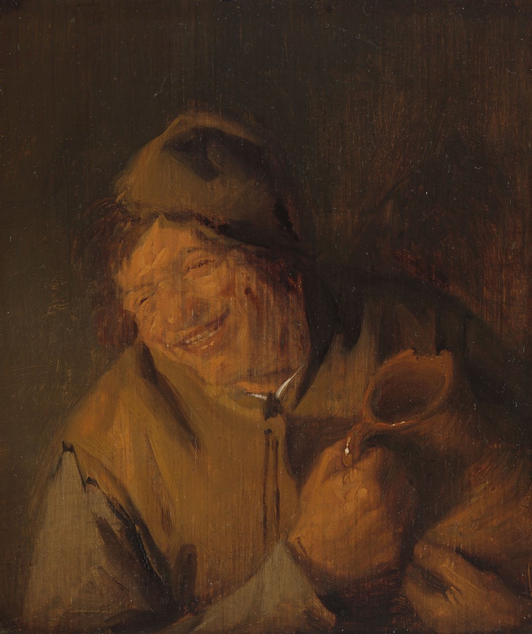 Der fröhliche Bauer von Adriaen Jansz. van Ostade